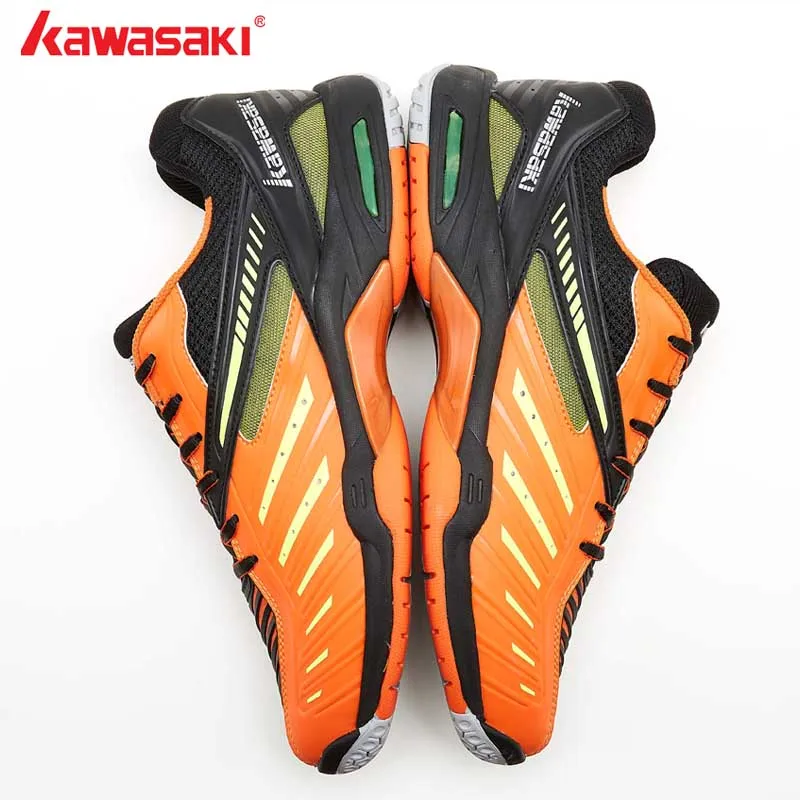 2019 Kawasaki Sports Badminton Shoes Wearable Anti-Slippery fitness Indoor Court Sports Shoe for Men Women High Breathable Mesh