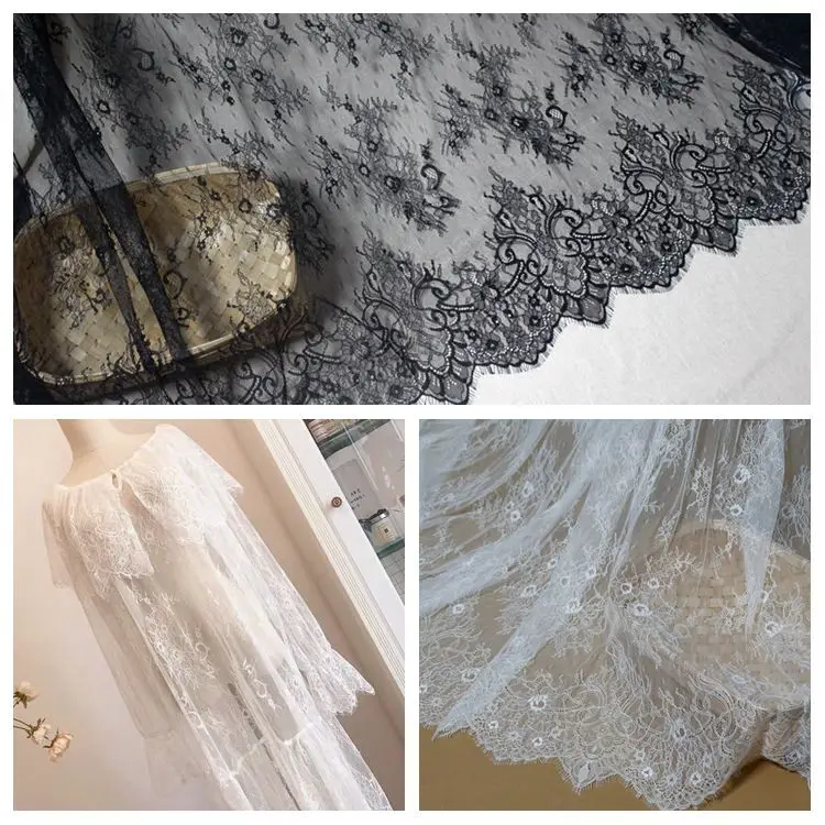 150CM wide skin-friendly eyelash lace fabric accessories manual DIY dress wedding dress sewing fabric
150CM wide skin-friendly eyelash lace fabric accessories manual DIY dress wedding dress sewing fabric