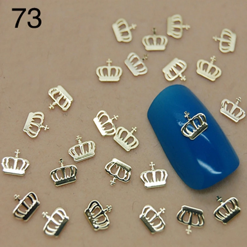 

More than 700 pcs/lot Golden Metal Nail Art Jewelry Nail Decoration Tiny Slice Metal Stud Accessories k73