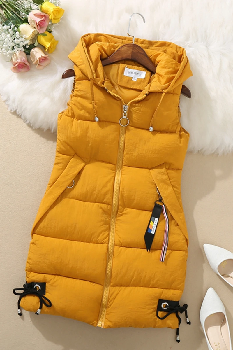Autumn Winter Vest Women Waistcoat 2019 Spring Female Sleeveless Jacket Hood Warm Long Vest Jacket Colete Feminino Plus Size
Autumn Winter Vest Women Waistcoat 2019 Spring Female Sleeveless Jacket Hood Warm Long Vest Jacket Colete Feminino Plus Size