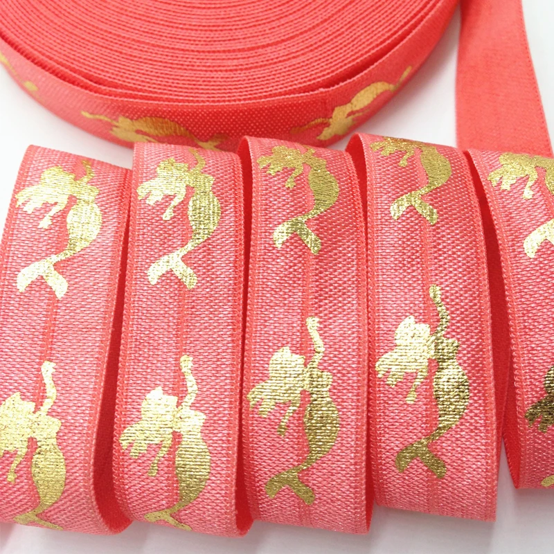 5 Yards 5/8 Mermaid Printed Hawaii Fold Over Elastic,DIY Baby Headwear elastic bands, foe elastic sewing ribbon,
5 Yards 5/8 Mermaid Printed Hawaii Fold Over Elastic,DIY Baby Headwear elastic bands, foe elastic sewing ribbon,