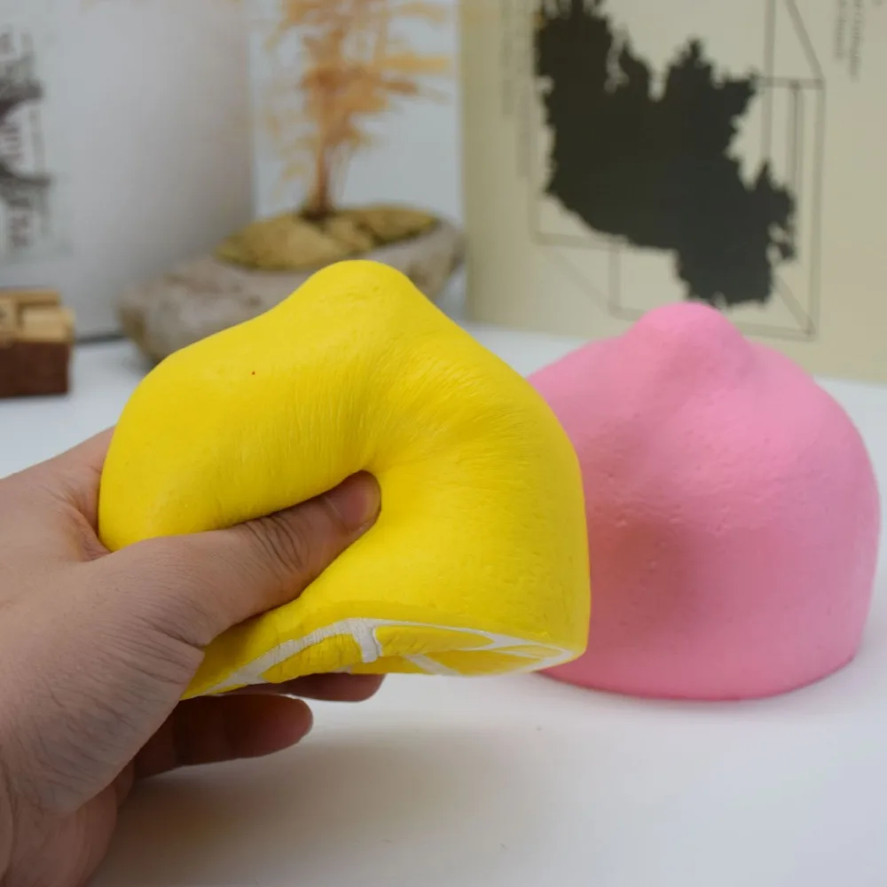 

Kawaii Squishy Lemon Slow Rising Jumbo 10CM Bun Soft Squeeze Cute Bread Cake Scented Squishy Squeeze Toy Toy Gift