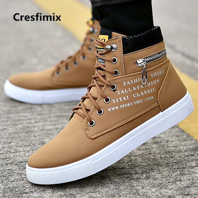 Cresfimix hommes chaussures male fashion black comfortable lace up high shoes men cool plus size autumn & winter shoes a2337
Cresfimix hommes chaussures male fashion black comfortable lace up high shoes men cool plus size autumn & winter shoes a2337