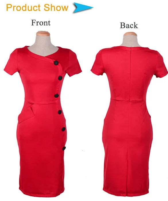 Evening Sexy Casual Dress Colorful Women Vestidos Work Wear Bodycon Pencil Dress Vintage Bandage Business Party Career Vestido
Evening Sexy Casual Dress Colorful Women Vestidos Work Wear Bodycon Pencil Dress Vintage Bandage Business Party Career Vestido
