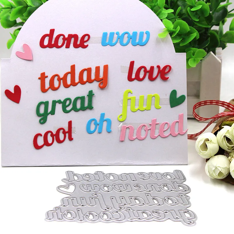 Merry Christmas letters Metal Cutting Dies Stencils Template for Scrapbooking Card Album Embossing Decor DIY Metal Crafts Gift
Merry Christmas letters Metal Cutting Dies Stencils Template for Scrapbooking Card Album Embossing Decor DIY Metal Crafts Gift