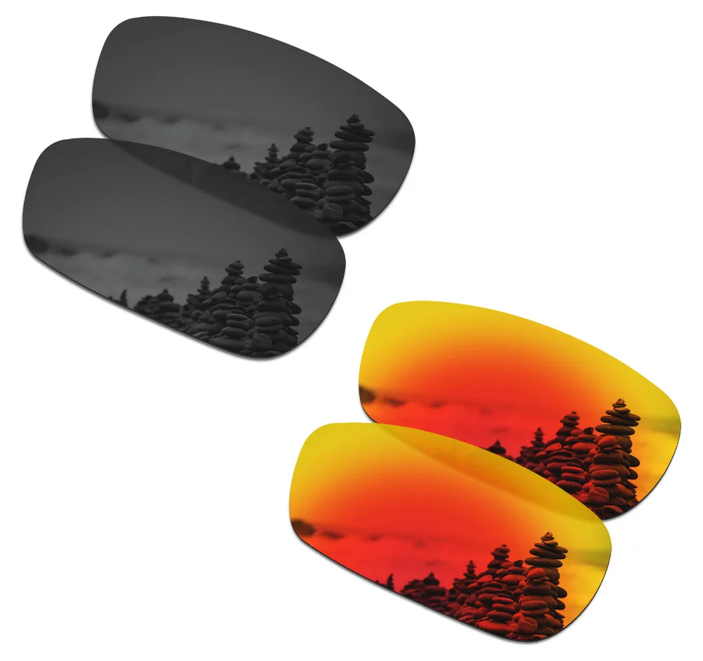 SmartVLT 2 Pairs Polarized Sunglasses Replacement Lenses for Oakley Crosshair 2.0 Stealth Black and Fire Red
SmartVLT 2 Pairs Polarized Sunglasses Replacement Lenses for Oakley Crosshair 2.0 Stealth Black and Fire Red