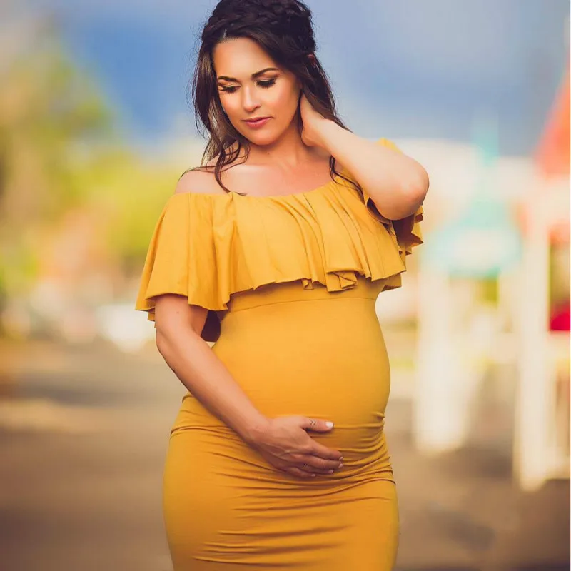 New Shoulderless Sleeveless Maxi Long Elegant Maternity Dress Clothes For Photography Props
New Shoulderless Sleeveless Maxi Long Elegant Maternity Dress Clothes For Photography Props