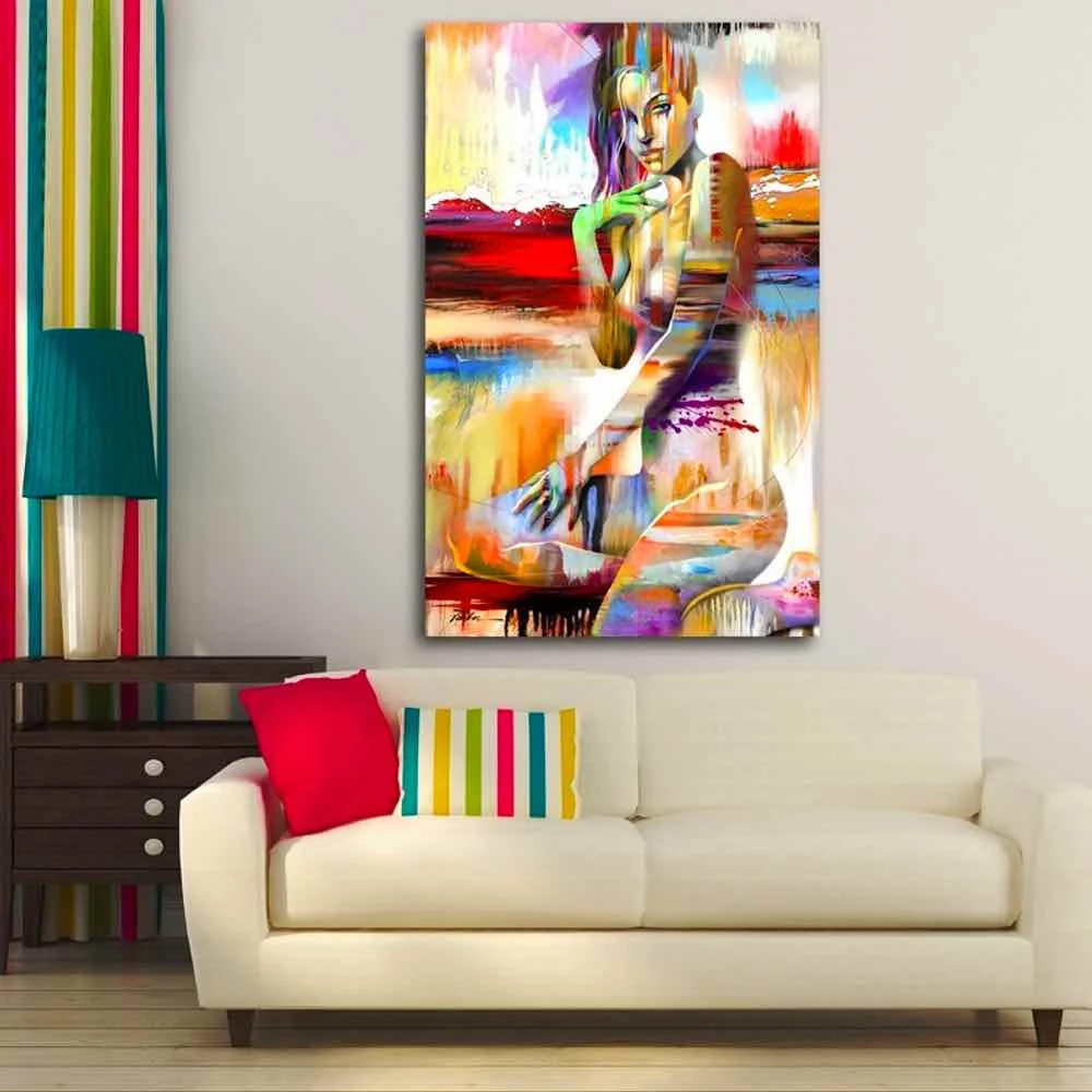 HAOCHU Beautiful Naked Girl Canvas Painting For Living Room Home Decor Painting Print Poster Simple Nordic Wall Picture
HAOCHU Beautiful Naked Girl Canvas Painting For Living Room Home Decor Painting Print Poster Simple Nordic Wall Picture