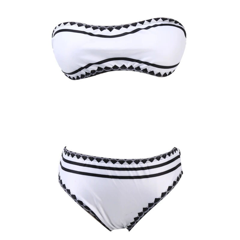 Sexy Womens Bandage Bikini Bra Set Push-up Swimwear Bandeau Swimsuit Beach Bathing suit GLANE | Женская одежда