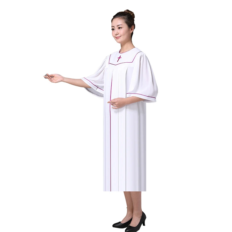 High quality Summer Holy Poem Costume Choir Outfit choir gown Robe Holy Clothing Christian Church Costume Saint's Clothes
High quality Summer Holy Poem Costume Choir Outfit choir gown Robe Holy Clothing Christian Church Costume Saint's Clothes