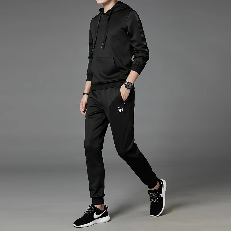 Casual Men's Sets Spring Autumn Tracksuit Male Sweatshirt Long Sleeve Pants Sportswear Suits Men Set Solid Outwear
Casual Men's Sets Spring Autumn Tracksuit Male Sweatshirt Long Sleeve Pants Sportswear Suits Men Set Solid Outwear