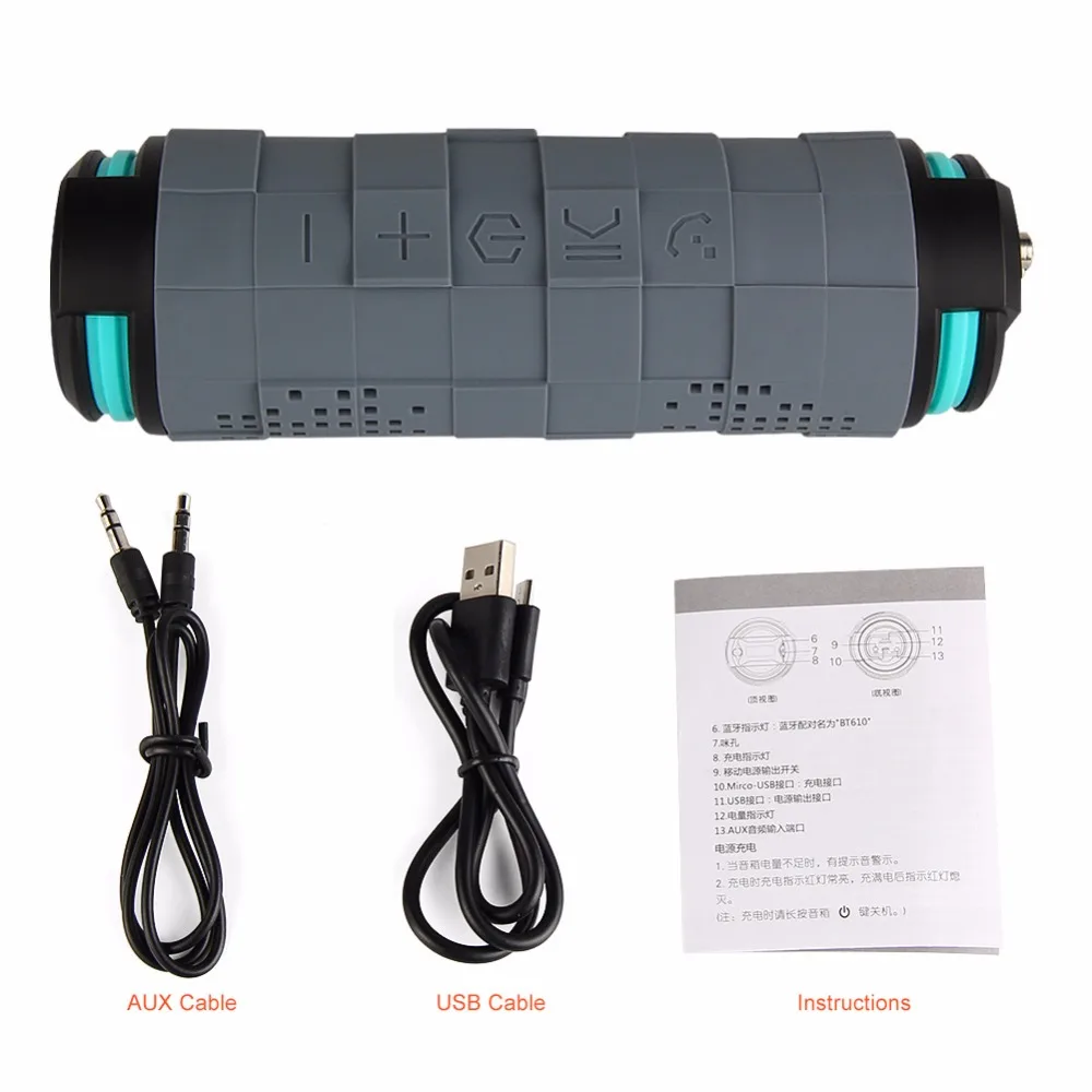 10W 5200mAh Waterproof Outdoor Wireless Speaker Bluetooth Portable Bike Speaker Column Box Loudspeaker Speakers Big Power
10W 5200mAh Waterproof Outdoor Wireless Speaker Bluetooth Portable Bike Speaker Column Box Loudspeaker Speakers Big Power