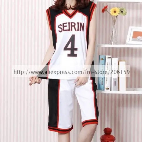 Number four uniform costume Kuroko no Basuke Boys' Basketball Shirt SEIRIN No.4 Cosplay Costume
Number four uniform costume Kuroko no Basuke Boys' Basketball Shirt SEIRIN No.4 Cosplay Costume