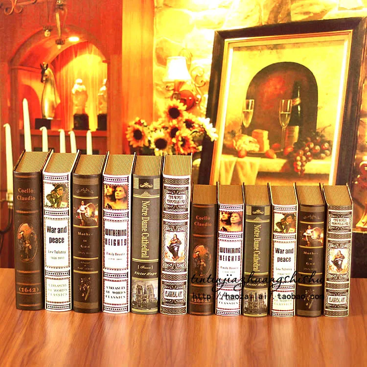 10PC retro Home Furnishing photography props simulation fake FG-12A book decoration Book box
10PC retro Home Furnishing photography props simulation fake FG-12A book decoration Book box