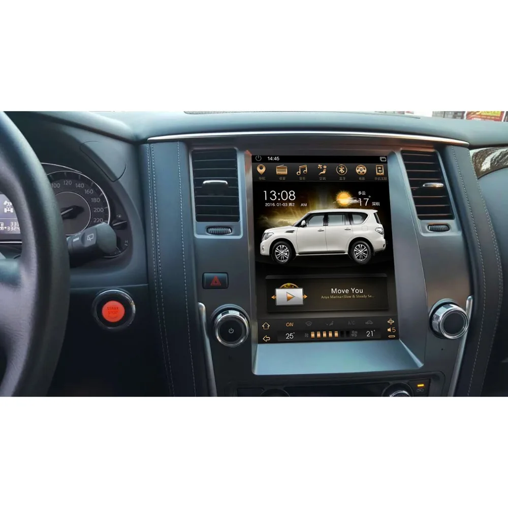CHOGATH 12.1 ''android 7.0 Vertical Screen system 2+32G Car Radio GPS Multimedia Stereo for Nissan Patrol 2010-2018 with maps
CHOGATH 12.1 ''android 7.0 Vertical Screen system 2+32G Car Radio GPS Multimedia Stereo for Nissan Patrol 2010-2018 with maps