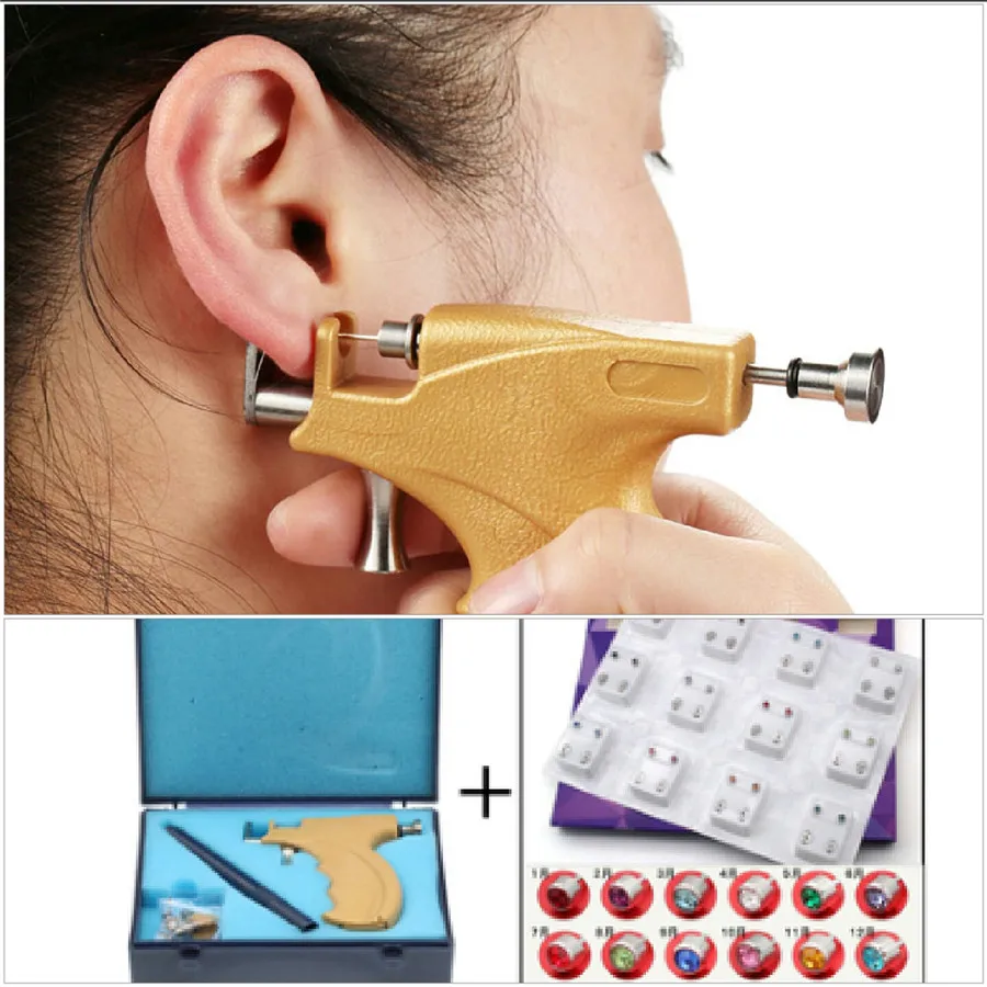 Professional Stainless Steel Ear Piercing Gun Tool With Marker Pen Mini Mirror No Pain Safety Earrings Tool Ear Piercing Body
Professional Stainless Steel Ear Piercing Gun Tool With Marker Pen Mini Mirror No Pain Safety Earrings Tool Ear Piercing Body