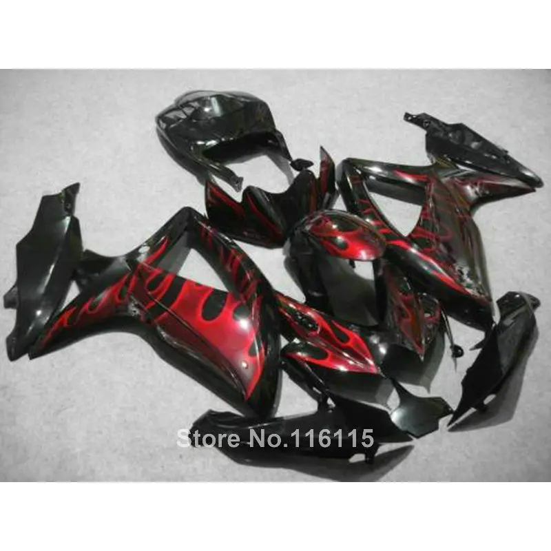 High grade Injection Fairing kit for SUZUKI K8 GSX-R600/700 2008 2009 2010 red flames in black GSXR600 GSXR750 08 09 10 fairings
High grade Injection Fairing kit for SUZUKI K8 GSX-R600/700 2008 2009 2010 red flames in black GSXR600 GSXR750 08 09 10 fairings