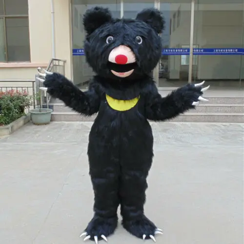New Adult Best Sale Foam Cute Long Fur Black Bear Mascot Costume Christmas Fancy Dress Halloween Mascot Costume
New Adult Best Sale Foam Cute Long Fur Black Bear Mascot Costume Christmas Fancy Dress Halloween Mascot Costume