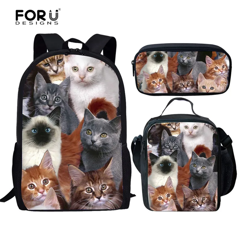 FORUDESIGNS 3 шт./компл. восхитительный школьный рюкзак с котенком для девочек, ранец, школьный портфель, портфель для учеников начальной школы, шк...
FORUDESIGNS 3 шт./компл. восхитительный школьный рюкзак с котенком для девочек, ранец, школьный портфель, портфель для учеников начальной школы, шк...