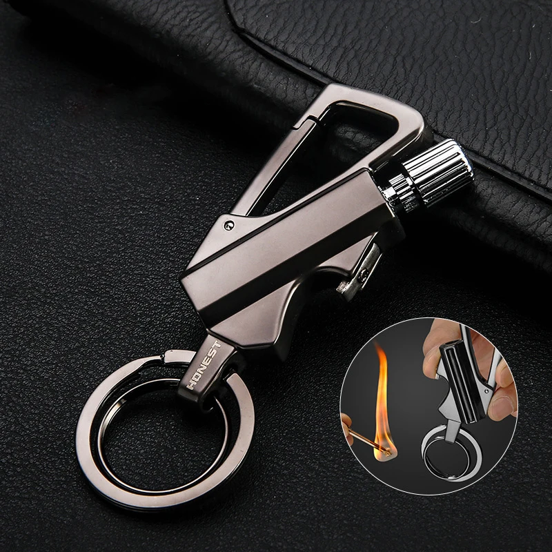 With keychain Kerosene Lighter Matches Gasoline Petroleum Lighter Refillable Outdoor Gasoline Cigarette Metal Retro Men Gadgets
With keychain Kerosene Lighter Matches Gasoline Petroleum Lighter Refillable Outdoor Gasoline Cigarette Metal Retro Men Gadgets