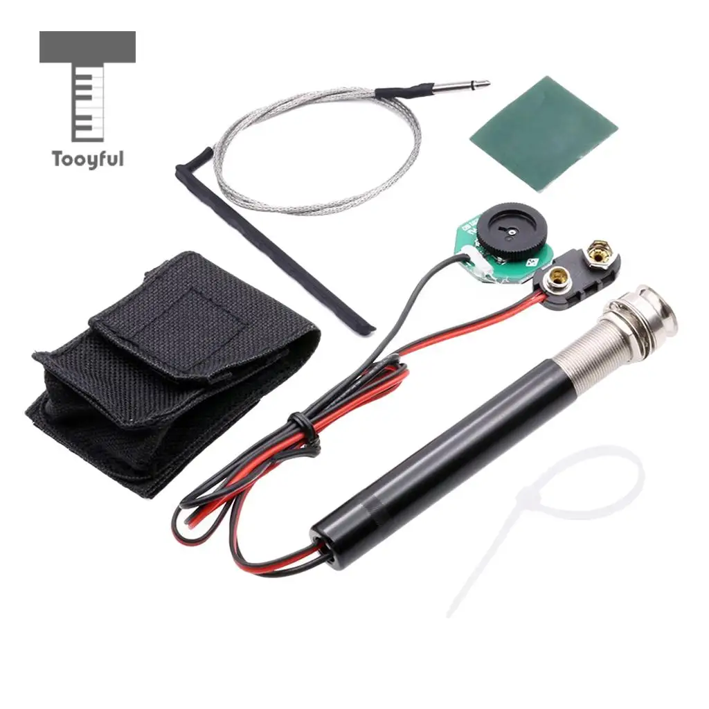 Tooyful Active Endpin Jack Preamp Piezo Pickup Kit with Volume Control for Acoustic Classical Guitar Parts Accessory
Tooyful Active Endpin Jack Preamp Piezo Pickup Kit with Volume Control for Acoustic Classical Guitar Parts Accessory
