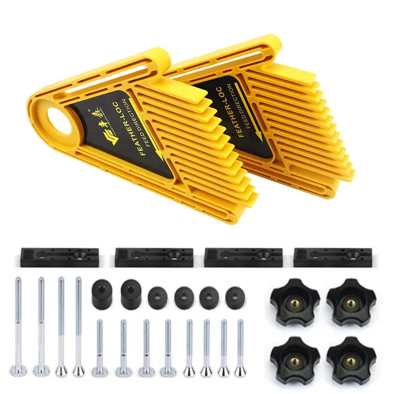 Multi-purpose Double Featherboards Feather Loc Board for Table Saws Router And Tables Fences Tools Miter Gauge Slot Woodwork DIY
Multi-purpose Double Featherboards Feather Loc Board for Table Saws Router And Tables Fences Tools Miter Gauge Slot Woodwork DIY