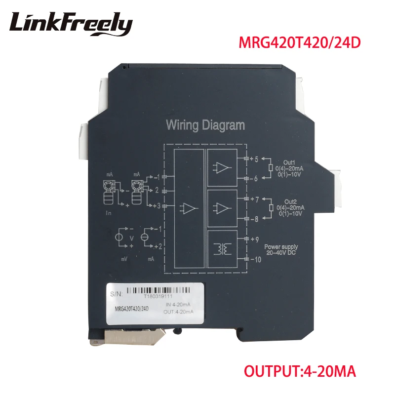MRG420T420/24D 2pcs High Quality Signal Isolator DC Current Signal Isolation Distributor Electricity Distribution Converter
MRG420T420/24D 2pcs High Quality Signal Isolator DC Current Signal Isolation Distributor Electricity Distribution Converter