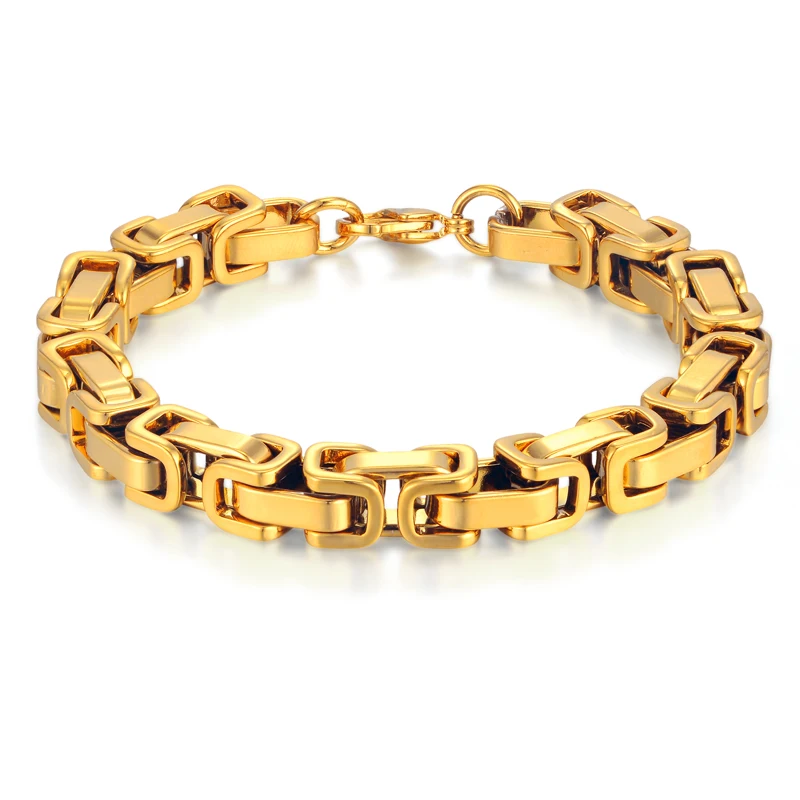 316L Stainless Steel Bracelet Men Jewelry Wholesale Braslet 2017 Mens Gold Color Byzantine Box Chain Link Bracelet For Man Male
316L Stainless Steel Bracelet Men Jewelry Wholesale Braslet 2017 Mens Gold Color Byzantine Box Chain Link Bracelet For Man Male