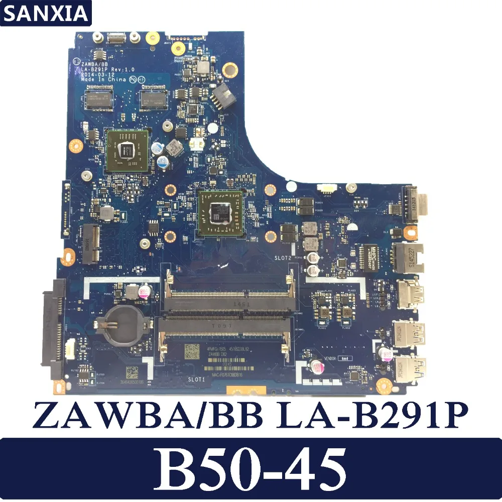 KEFU LA-B291P Laptop motherboard for Lenovo B50-45 original mainboard AMD-CPU with Video card
KEFU LA-B291P Laptop motherboard for Lenovo B50-45 original mainboard AMD-CPU with Video card