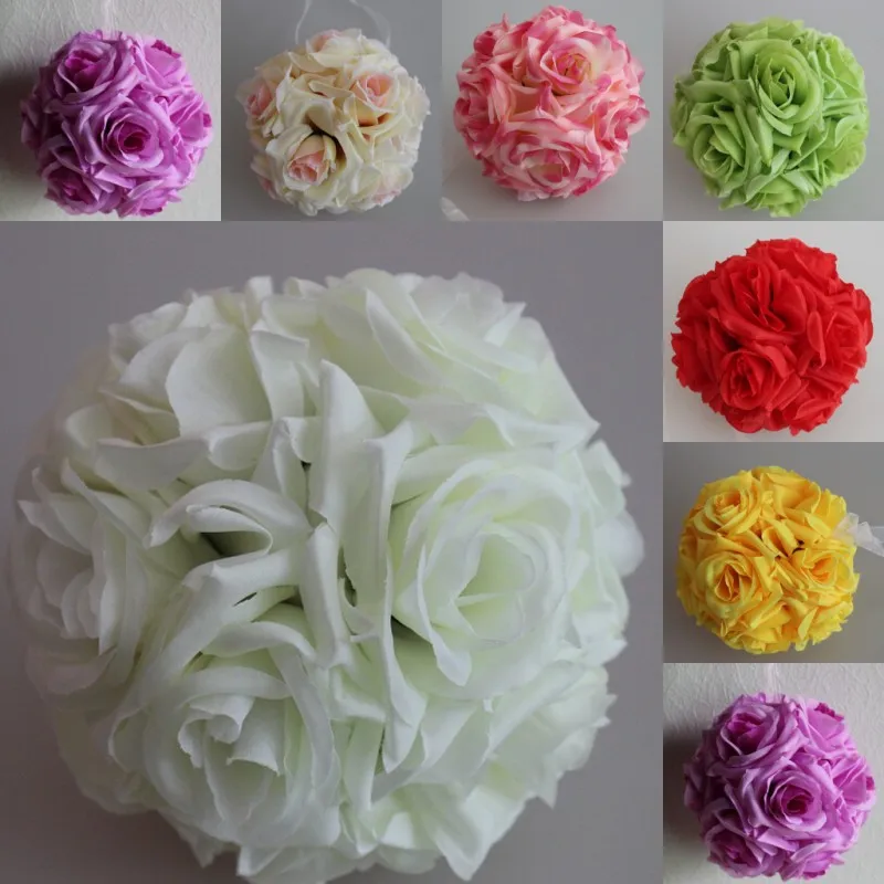 20 CM 8" Elegant Artificial Silk Roses Flower Ball Hanging Kissing Balls Ornament For Wedding Party Home Decorations
20 CM 8" Elegant Artificial Silk Roses Flower Ball Hanging Kissing Balls Ornament For Wedding Party Home Decorations