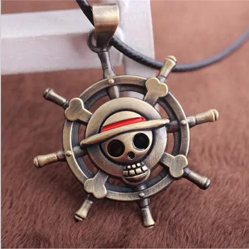 Vintage Anime ONE PIECE MONKEY D LUFFY Skull Pendant Necklace Pirate Flag Metal Necklace cosplay Anime Gift
Vintage Anime ONE PIECE MONKEY D LUFFY Skull Pendant Necklace Pirate Flag Metal Necklace cosplay Anime Gift
