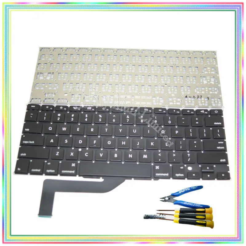Brand new US Keyboard without Backlight & keyboard screws & screwdriver tools for Macbook Retina 15.4" A1398 2013-15 Years
Brand new US Keyboard without Backlight & keyboard screws & screwdriver tools for Macbook Retina 15.4" A1398 2013-15 Years