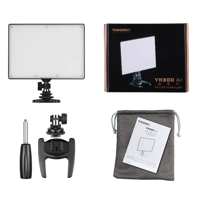 YONGNUO YN 300 YN300 YN-300 Air LED Camera Video Light 3200K-5500K for Canon Nikon Pentax Olympas Samsung DSLR & Camcorder
YONGNUO YN 300 YN300 YN-300 Air LED Camera Video Light 3200K-5500K for Canon Nikon Pentax Olympas Samsung DSLR & Camcorder