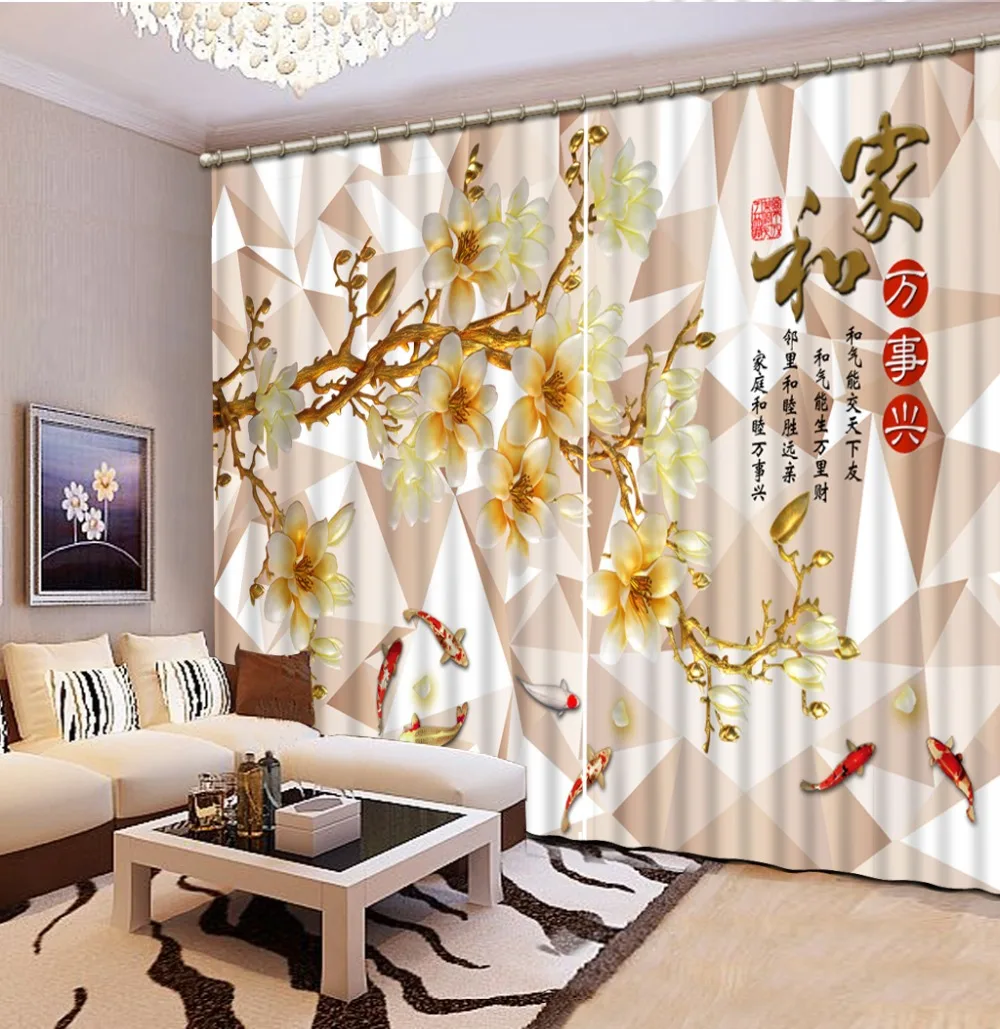 Flower branch 3D Blackout Curtains For Living room Bedroom glass decoration wedding Window Curtains Window Screen Roll
Flower branch 3D Blackout Curtains For Living room Bedroom glass decoration wedding Window Curtains Window Screen Roll