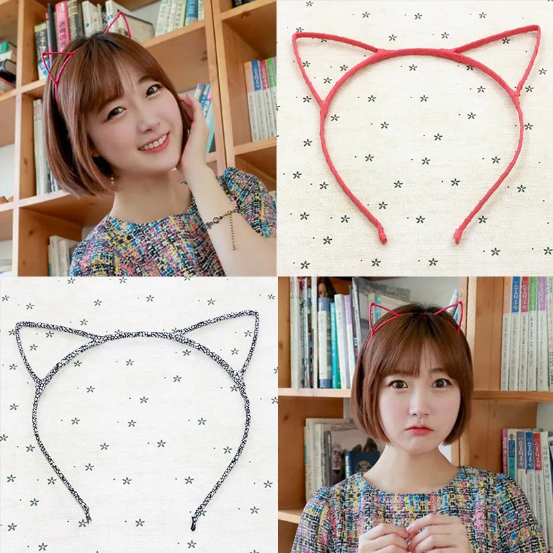 Cute Cat Ears Metallic Hair Bands Many Colors Cloth Wrapped Lovely Hairbands Accessories Women Fashion Headwear
Cute Cat Ears Metallic Hair Bands Many Colors Cloth Wrapped Lovely Hairbands Accessories Women Fashion Headwear