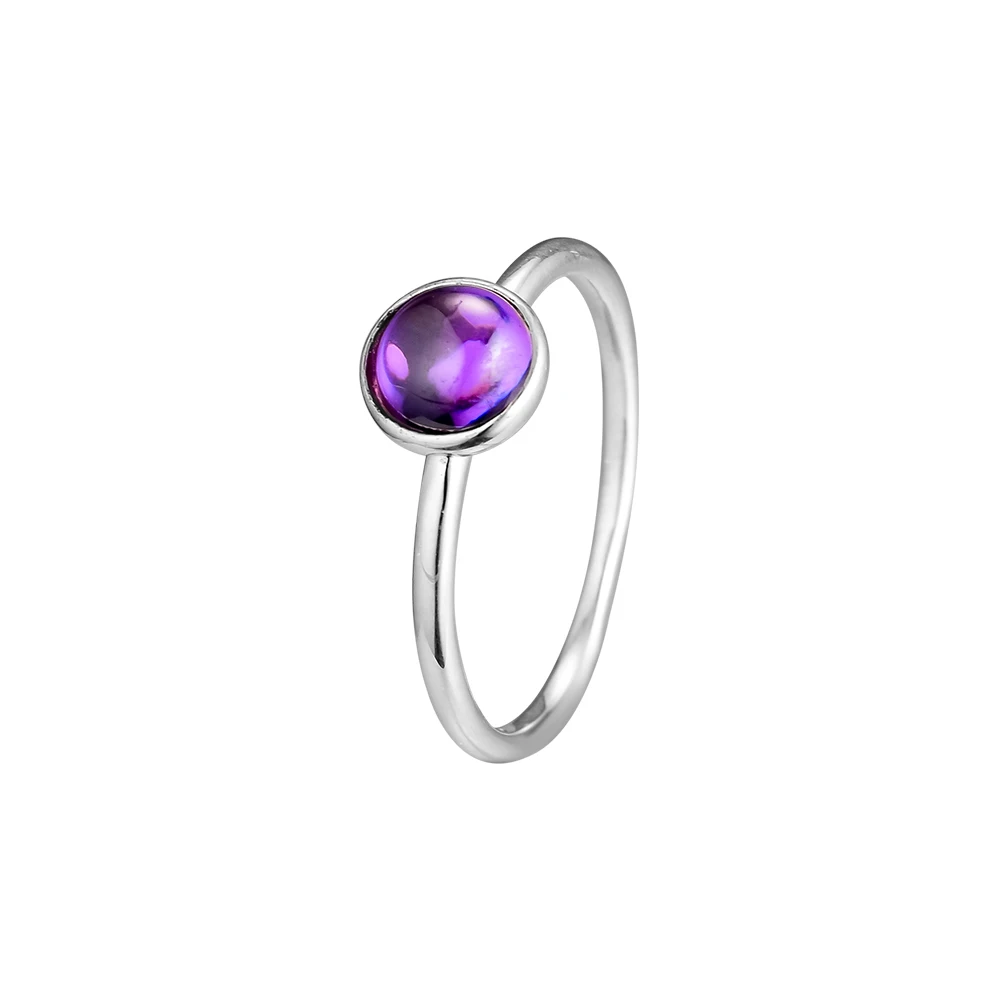 100% Genuine 925 Sterling Silver Ring Purple CZ Poetic Droplet Finger Rings for Women Jewelry anillos mujer anel Wholesale
100% Genuine 925 Sterling Silver Ring Purple CZ Poetic Droplet Finger Rings for Women Jewelry anillos mujer anel Wholesale