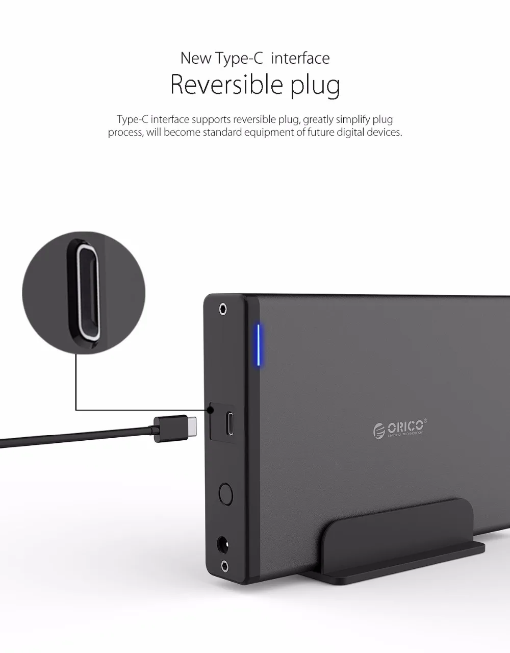 ORICO Aluminum 3.5 inch Type-C USB3.1 To SATA3.0 External Case HDD SSD Hard Drive Disk Enclosure Dock Storage Box 5GBPS 8TB
ORICO Aluminum 3.5 inch Type-C USB3.1 To SATA3.0 External Case HDD SSD Hard Drive Disk Enclosure Dock Storage Box 5GBPS 8TB