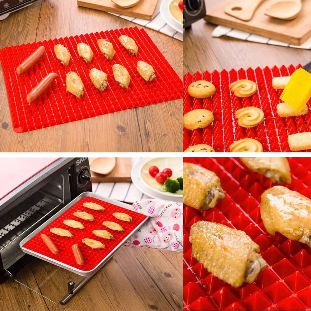 1PC Silicone Barbecue Grill Mat Reusable Nonstick Heat Resistant Pad Sheet Outdoor Picnic Fry Cooking Tool BBQ Accessories
1PC Silicone Barbecue Grill Mat Reusable Nonstick Heat Resistant Pad Sheet Outdoor Picnic Fry Cooking Tool BBQ Accessories