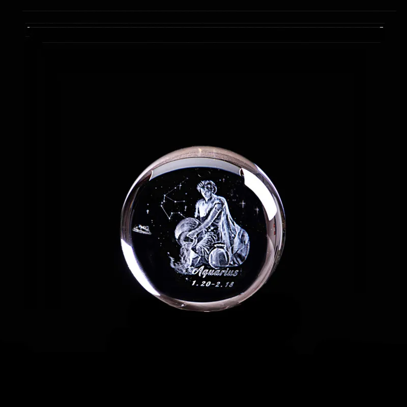 12 Constellation Statuettes Crystal Ball 3D Laser Engraved Aquarius Statues Sphere Angel Glass Figurines Ball Birthday Gift
12 Constellation Statuettes Crystal Ball 3D Laser Engraved Aquarius Statues Sphere Angel Glass Figurines Ball Birthday Gift