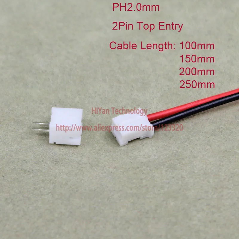 50 комплектов, 2-контактный разъем Mini Micro PH2.0 JST 2,0 мм Шаг 1007 мм с 100 26AWG 150 мм 200 мм 250 мм штырьковый разъем для электронного провода кабеля
50 комплектов, 2-контактный разъем Mini Micro PH2.0 JST 2,0 мм Шаг 1007 мм с 100 26AWG 150 мм 200 мм 250 мм штырьковый разъем для электронного провода кабеля