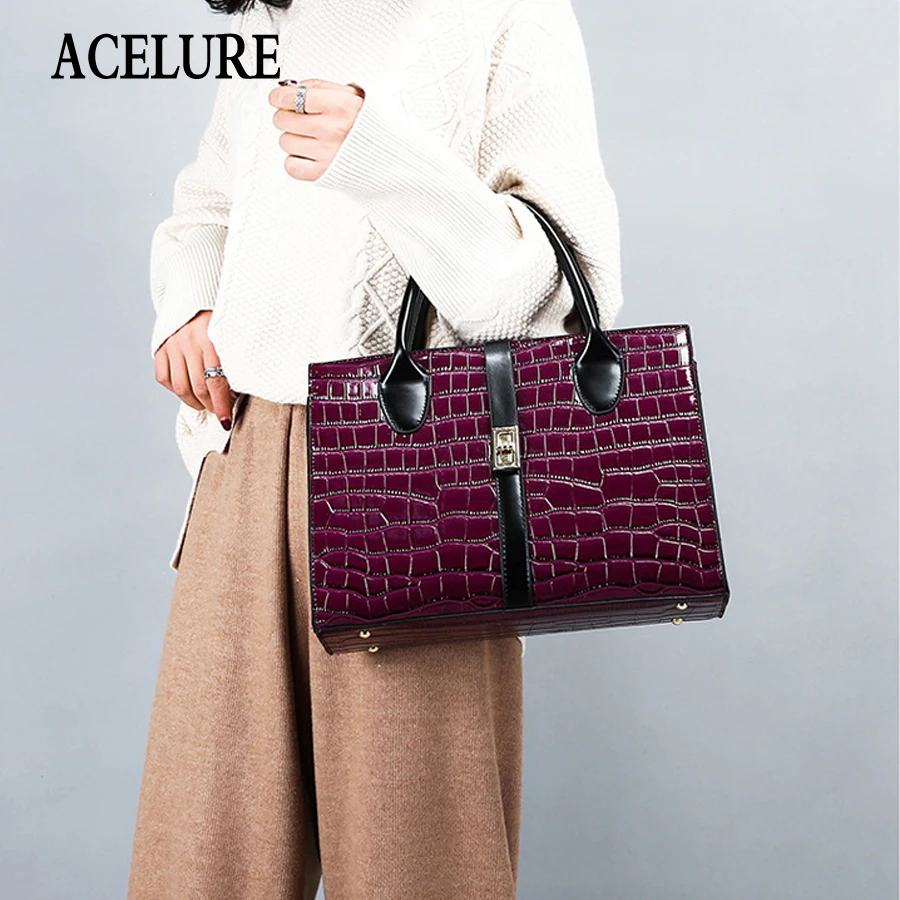 ACELURE Hot Sale! Lady PU Leather Shoulder Bag Elegant Luxury OL Lady Crocodile Lady Bag Handbag Messager Bag Fashion Bags Bolsa
ACELURE Hot Sale! Lady PU Leather Shoulder Bag Elegant Luxury OL Lady Crocodile Lady Bag Handbag Messager Bag Fashion Bags Bolsa