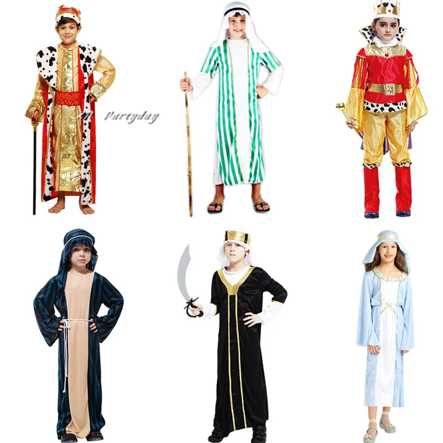 Boys Girls Arab Prince Princess Cosplay Children Egypt Role Play Carnival Party Supplies halloween costume for kids
Boys Girls Arab Prince Princess Cosplay Children Egypt Role Play Carnival Party Supplies halloween costume for kids