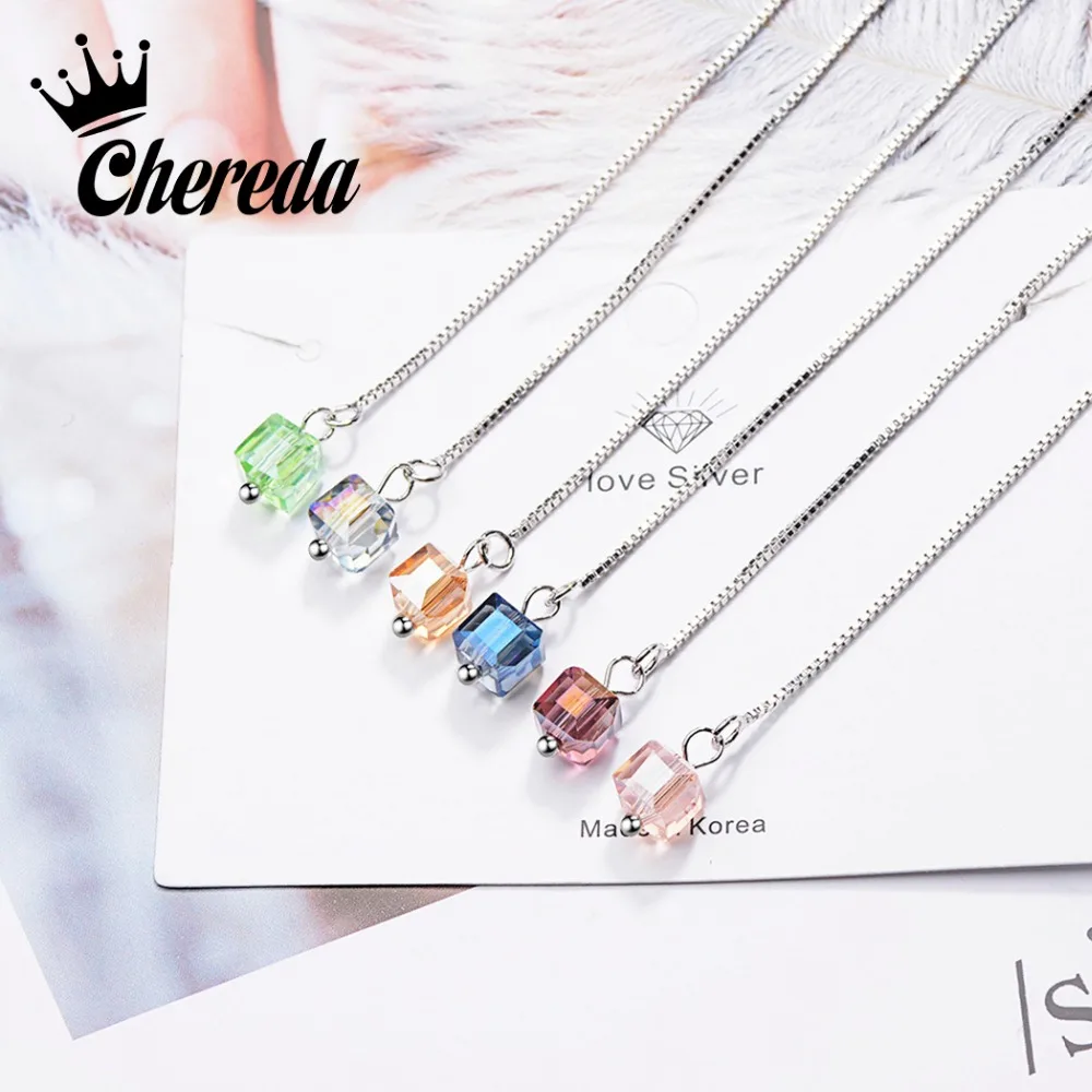 Chereda 2019 Stone Rhinestones Blue Pink Green Crystal Drop Earrings For Women Statement Wedding Jewelry Pendientes Mujer
Chereda 2019 Stone Rhinestones Blue Pink Green Crystal Drop Earrings For Women Statement Wedding Jewelry Pendientes Mujer