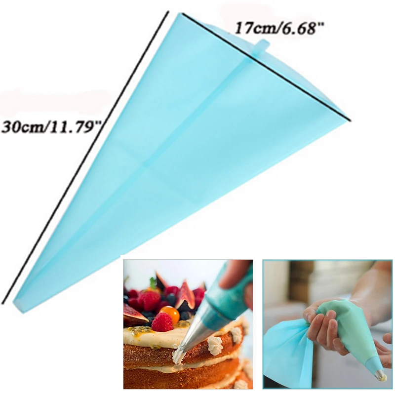 8 PCS/Set Silicone Kitchen Accessories Icing Piping Cream Pastry Bag + 6 Stainless Steel Nozzle Set DIY Cake Decorating Tips Set
8 PCS/Set Silicone Kitchen Accessories Icing Piping Cream Pastry Bag + 6 Stainless Steel Nozzle Set DIY Cake Decorating Tips Set