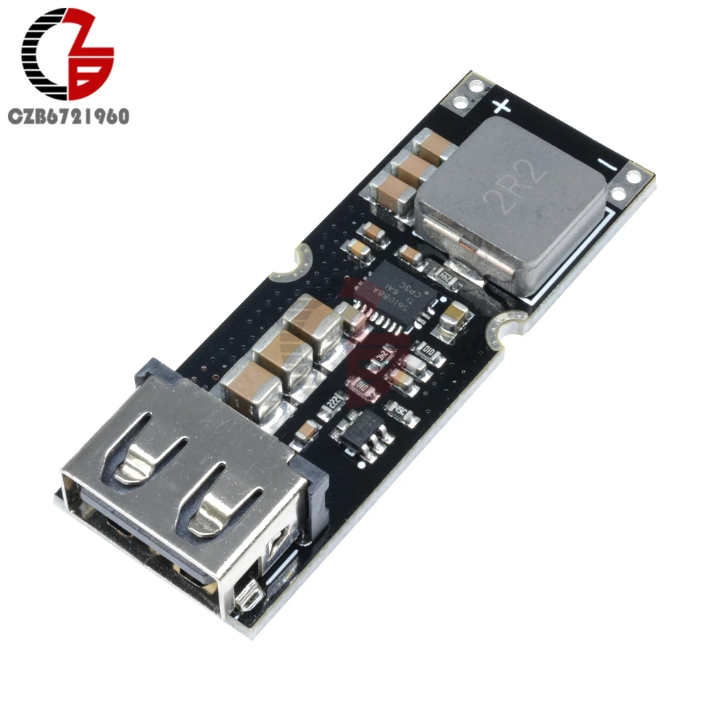 QC3.0 QC2.0 Fast Qucik Charging Module 3.7V-4.2V to 5V-12V Step Up Booster Power Supply Converter 5V 12V USB Power Charger Board
QC3.0 QC2.0 Fast Qucik Charging Module 3.7V-4.2V to 5V-12V Step Up Booster Power Supply Converter 5V 12V USB Power Charger Board