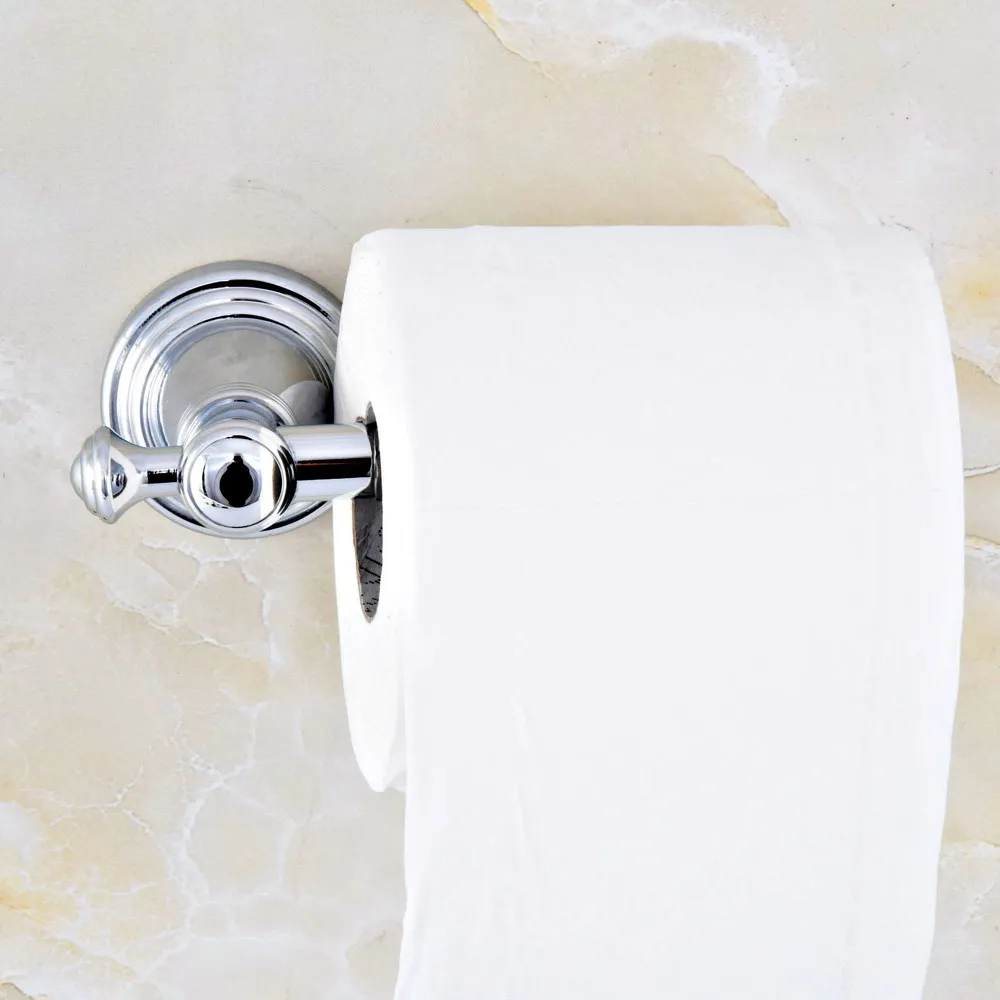 Bathroom Accessory New Polished Chrome Brass Wall Mounted Toilet Paper Roll Holder aba815
Bathroom Accessory New Polished Chrome Brass Wall Mounted Toilet Paper Roll Holder aba815