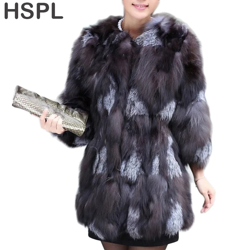 HSPL Fox Fur Coat Long Luxury Natural fur coats Thick Natural Fox Coats Short Sleeve Genuine Fur Winter Jacket Women
HSPL Fox Fur Coat Long Luxury Natural fur coats Thick Natural Fox Coats Short Sleeve Genuine Fur Winter Jacket Women