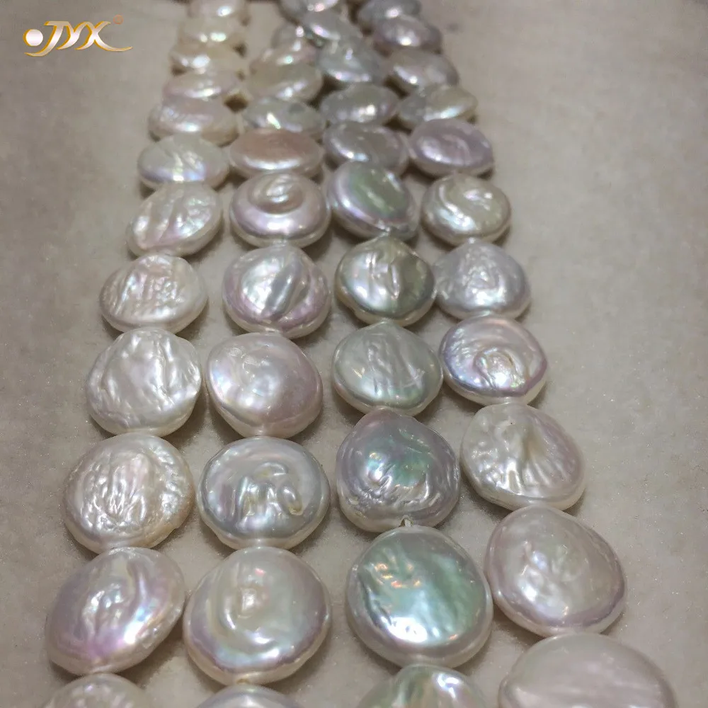 JYX Baroque Loose Pearl Jewelry Wholesale 8-11mm White Real Cultured Freshwater Pearl String 15"
JYX Baroque Loose Pearl Jewelry Wholesale 8-11mm White Real Cultured Freshwater Pearl String 15"