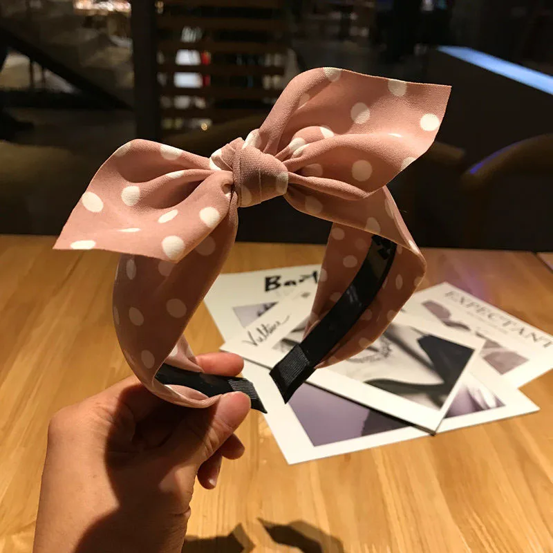 Korea Knotted Hairband New Women Ladies Hair Accessories Hair Hoop Cute Fashion Dot 2020 Bowknot Headwrap Girls
Korea Knotted Hairband New Women Ladies Hair Accessories Hair Hoop Cute Fashion Dot 2020 Bowknot Headwrap Girls