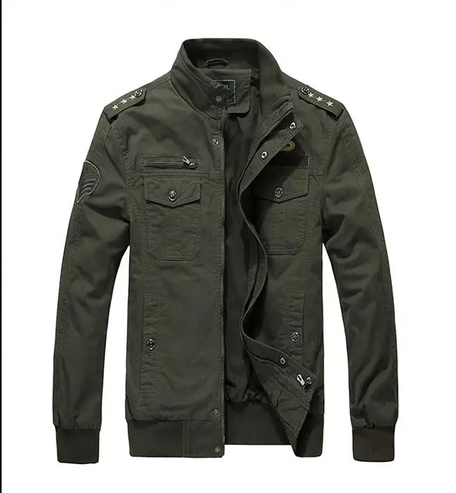 Autumn new fashion men slim fit jacket Khaki 2017spring jacket men bomber jackets Army green military jacket men plus size M-4XL
Autumn new fashion men slim fit jacket Khaki 2017spring jacket men bomber jackets Army green military jacket men plus size M-4XL